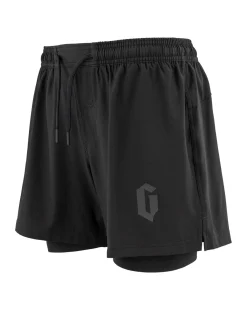 Gameness Women's Wazaflex Lined Training Shorts Black