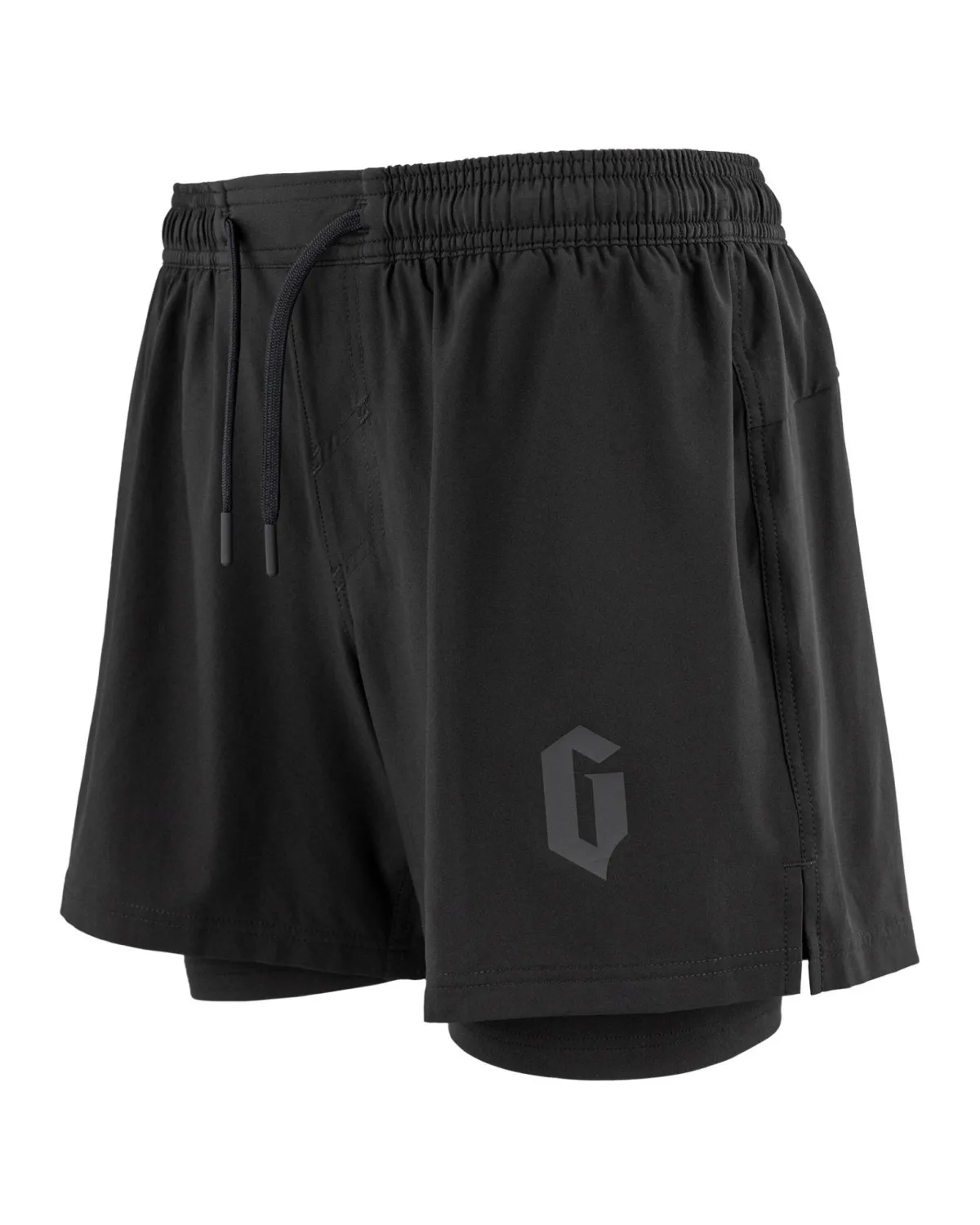 Gameness Women's Wazaflex Lined Training Shorts Black