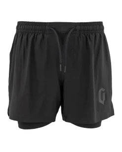 Gameness Women's Wazaflex Lined Training Shorts Black