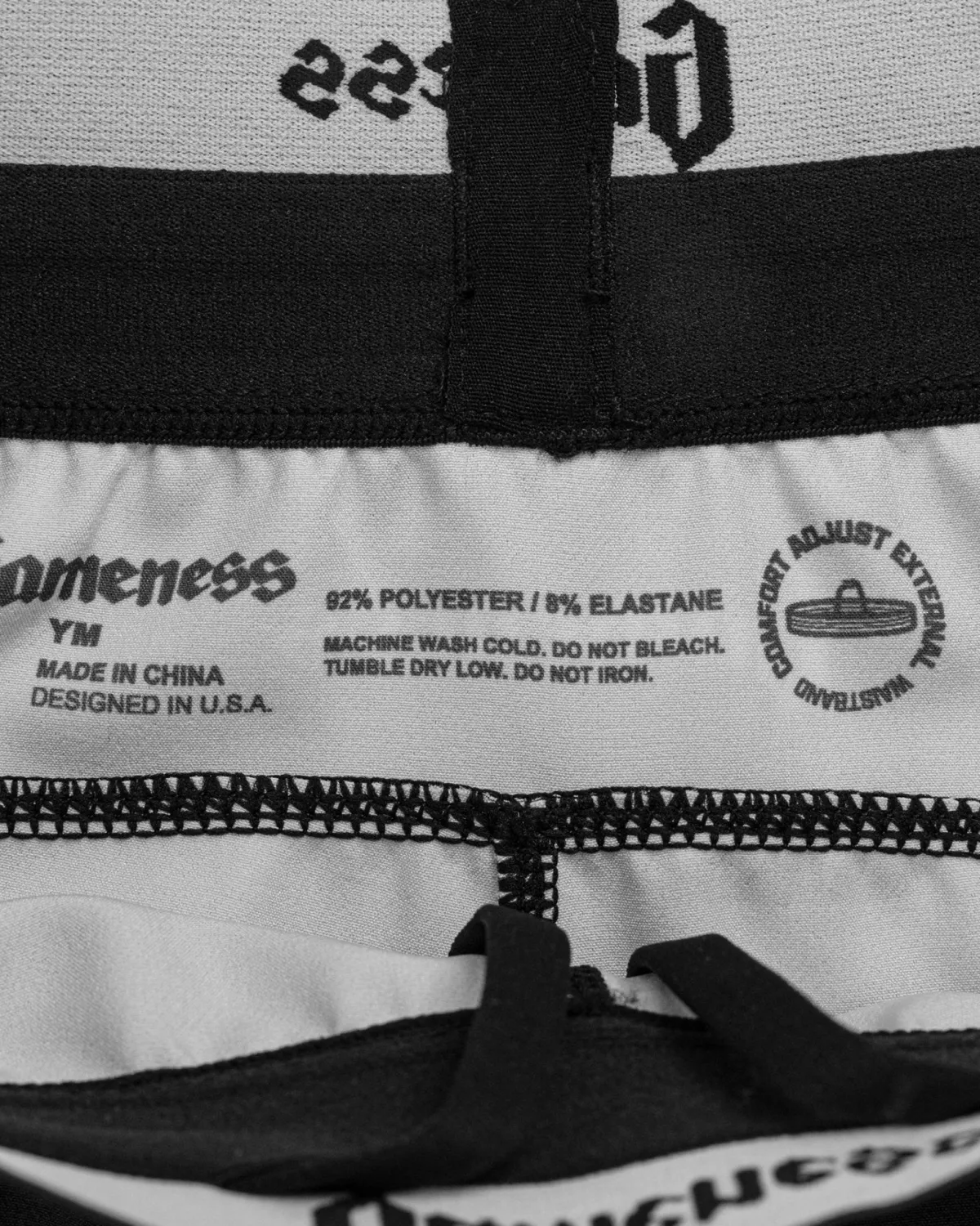 Online Gameness Youth Pro Grappling Shorts Black