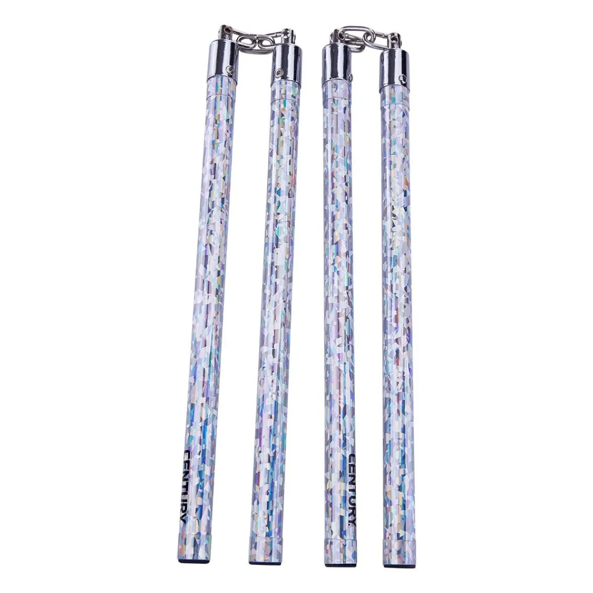 Outlet Century US Retail Holographic Ice Nunchaku Silver