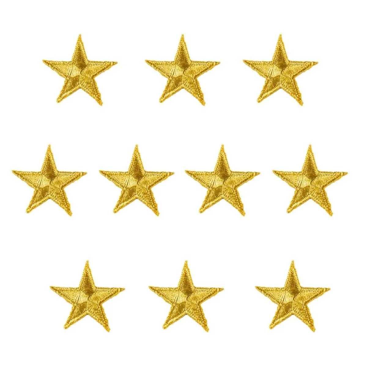 Best Century US Retail Iron-On Star Patches - 10 Pack