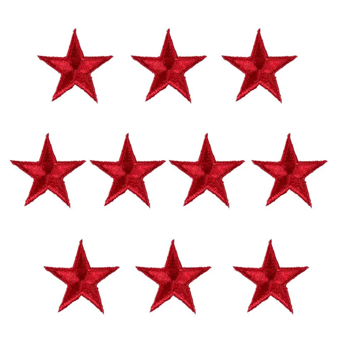 Best Century US Retail Iron-On Star Patches - 10 Pack