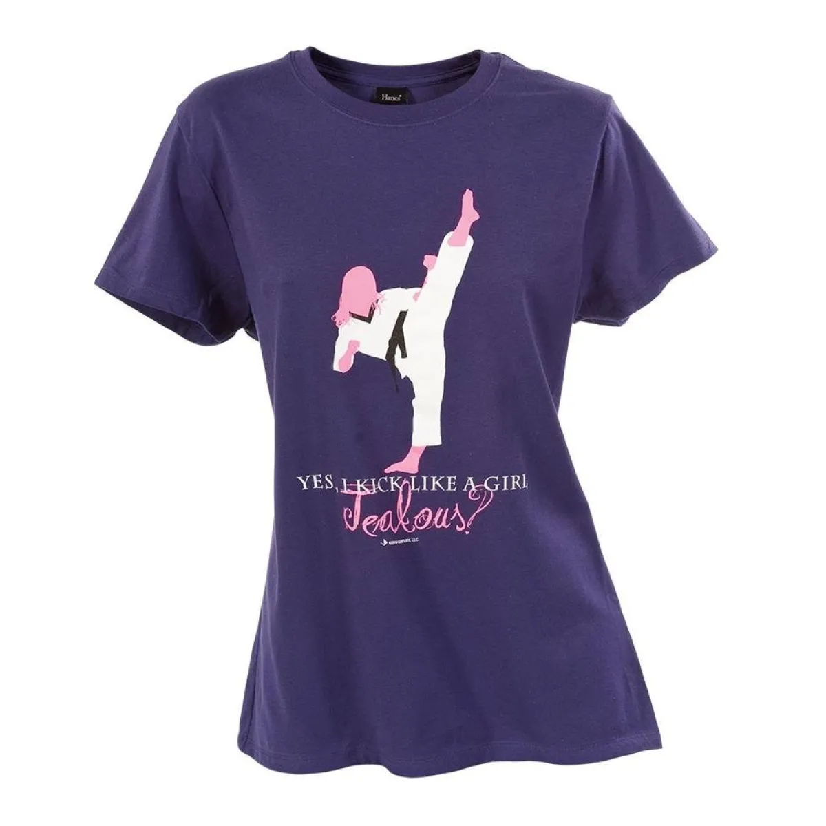 Online Century US Retail Kick Like A Girl Tee Purple