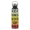 Best Century Martial Arts Kick Punch Sip Water Bottle