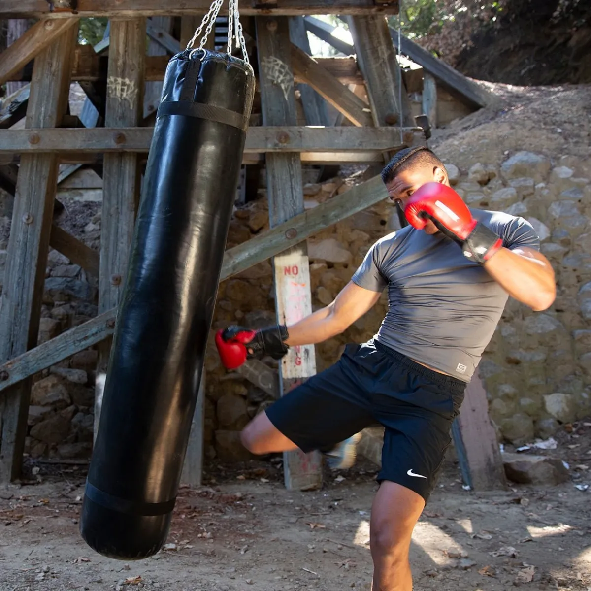 Clearance Century US Retail 100 lb. Muay Thai Heavy Bag Black