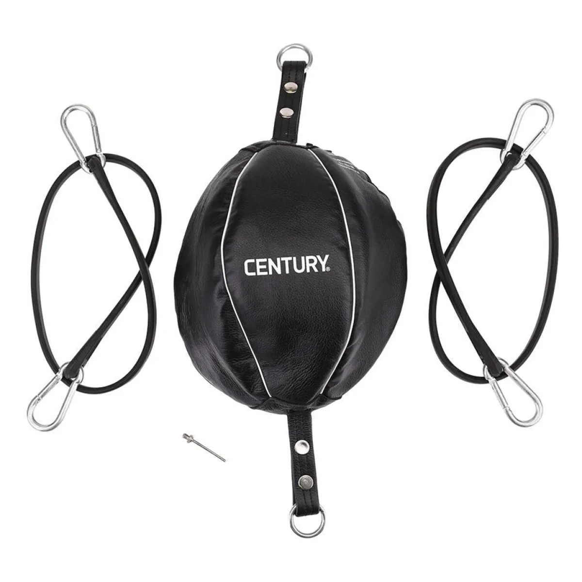 New Century US Retail Leather Double End Bag Black