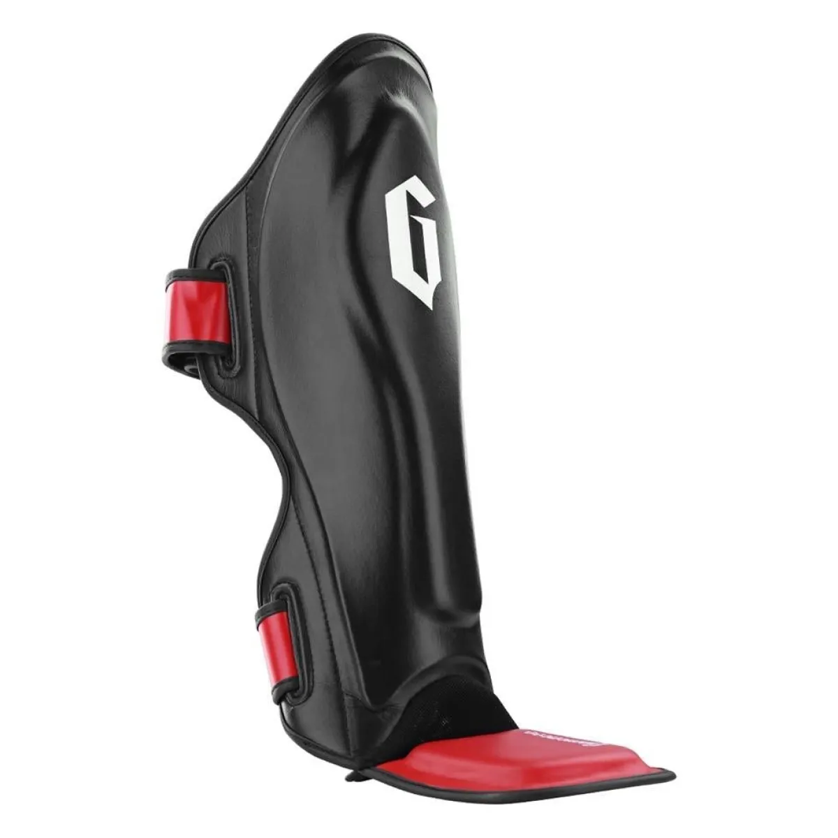 Outlet Century US Retail Modus Traditional Shin Instep Guard Black/White/Red