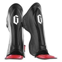 Outlet Century US Retail Modus Traditional Shin Instep Guard Black/White/Red