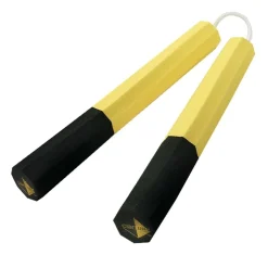 Online Century US Retail Octagon Dense Foam Nunchaku Yellow/Black