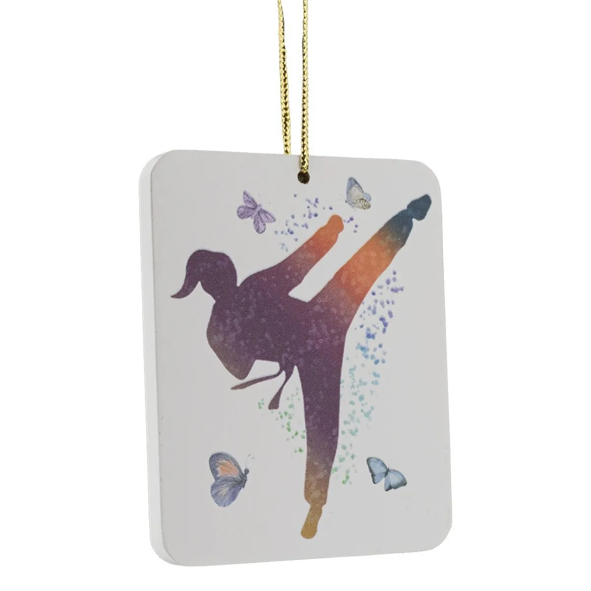 Discount Century Martial Arts Ornament - Female Kicking