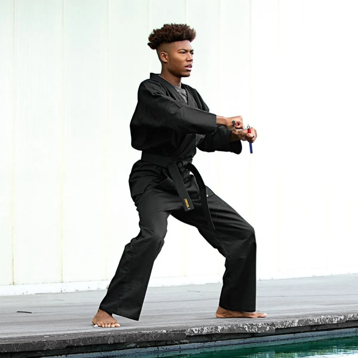 Hot Century US Retail 7 oz. Middleweight Student Uniform with Elastic Pant