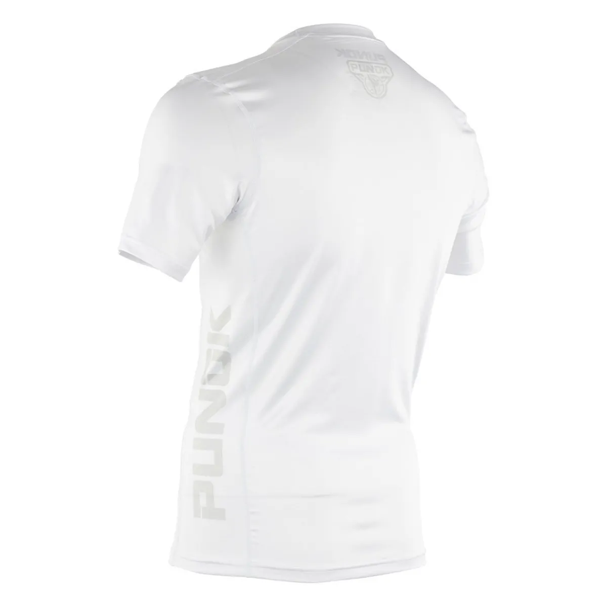 Outlet Century Martial Arts Punok Short Sleeve Compression Top White/Grey