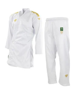 Best Century Martial Arts Punok Takyon Gold Kumite Gi Set White