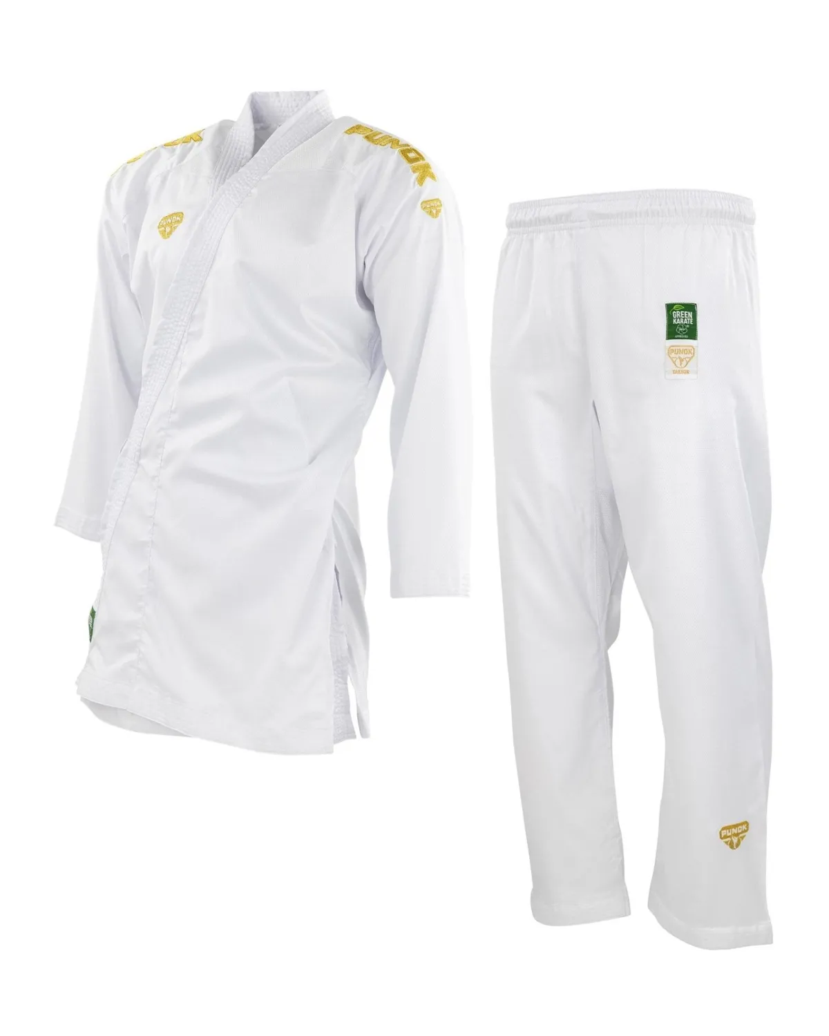 Best Century Martial Arts Punok Takyon Gold Kumite Gi Set White