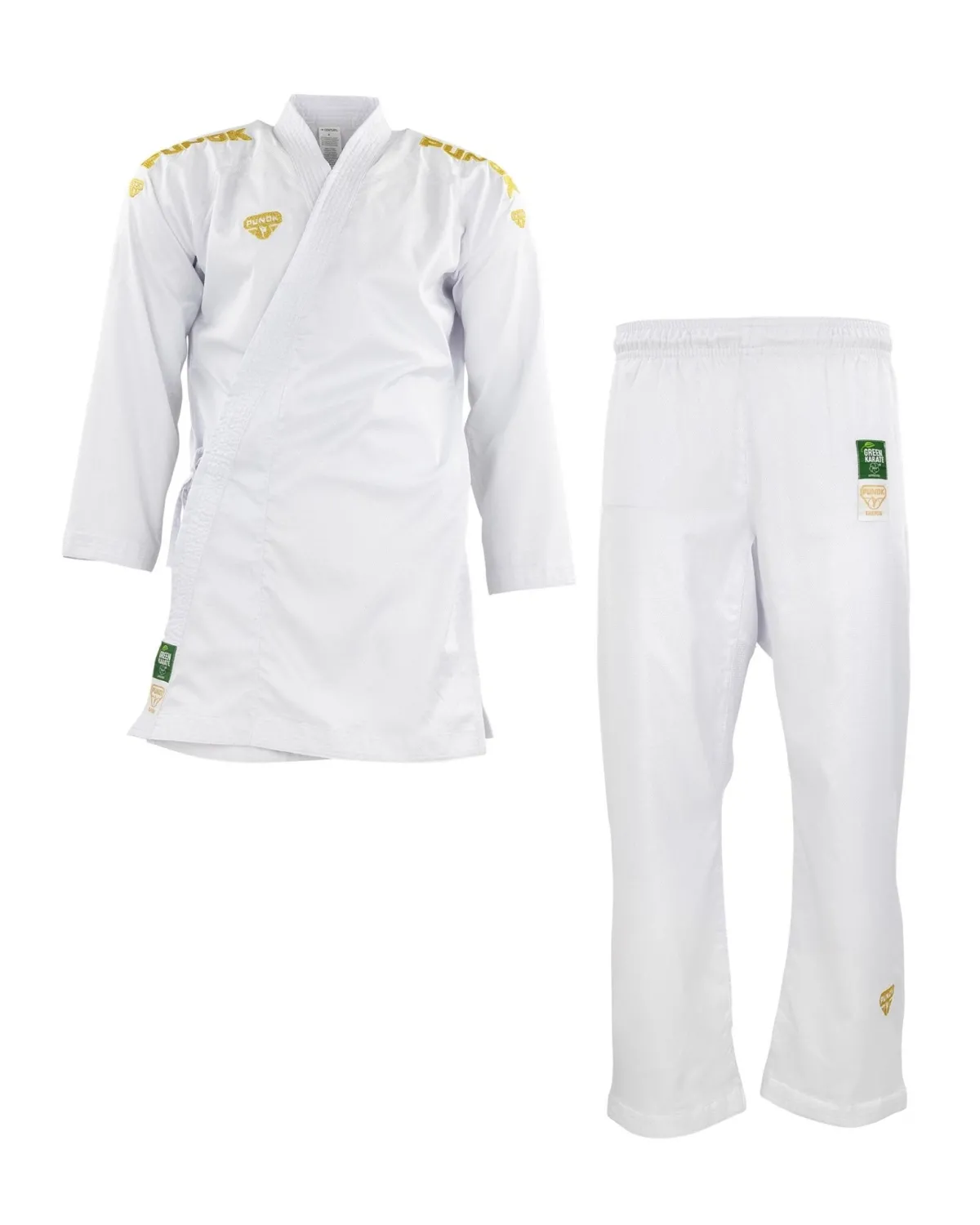 Best Century Martial Arts Punok Takyon Gold Kumite Gi Set White