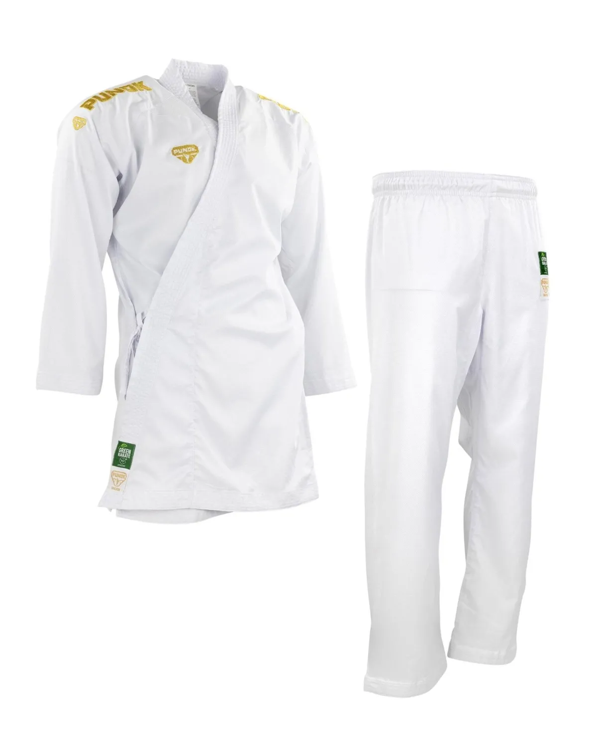 Best Century Martial Arts Punok Takyon Gold Kumite Gi Set White