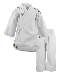 Online Century Martial Arts Punok Takyon Kata Gold Set - Purple/Pink White