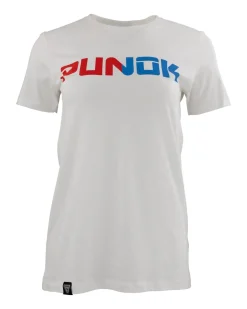 Hot Century Martial Arts Punok Women's Two Tone Tee White