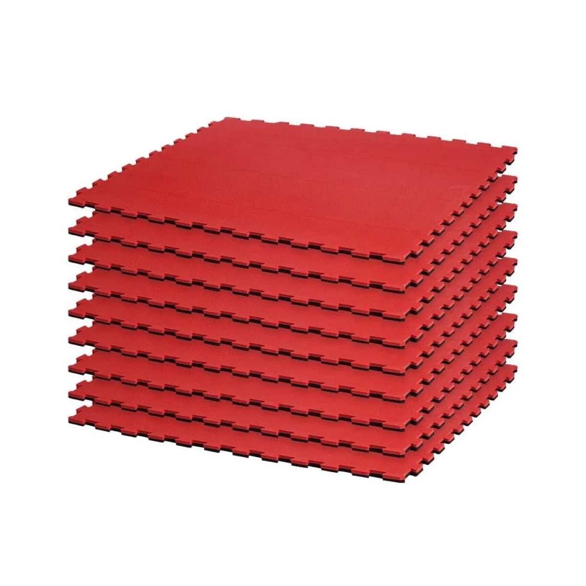 Discount Century US Retail Reversible 2 Color 3/4" Thick Puzzle Sport Mat Kit - Red/Black