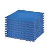 New Century US Retail Reversible 2 Color 3/4" Thick Puzzle Sport Mat - Blue/Cardinal