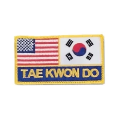 New Century US Retail Sewn-In USA/Korea/TKD Patch
