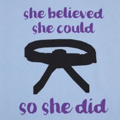 New Century US Retail She Believed Youth T-Shirt Blue