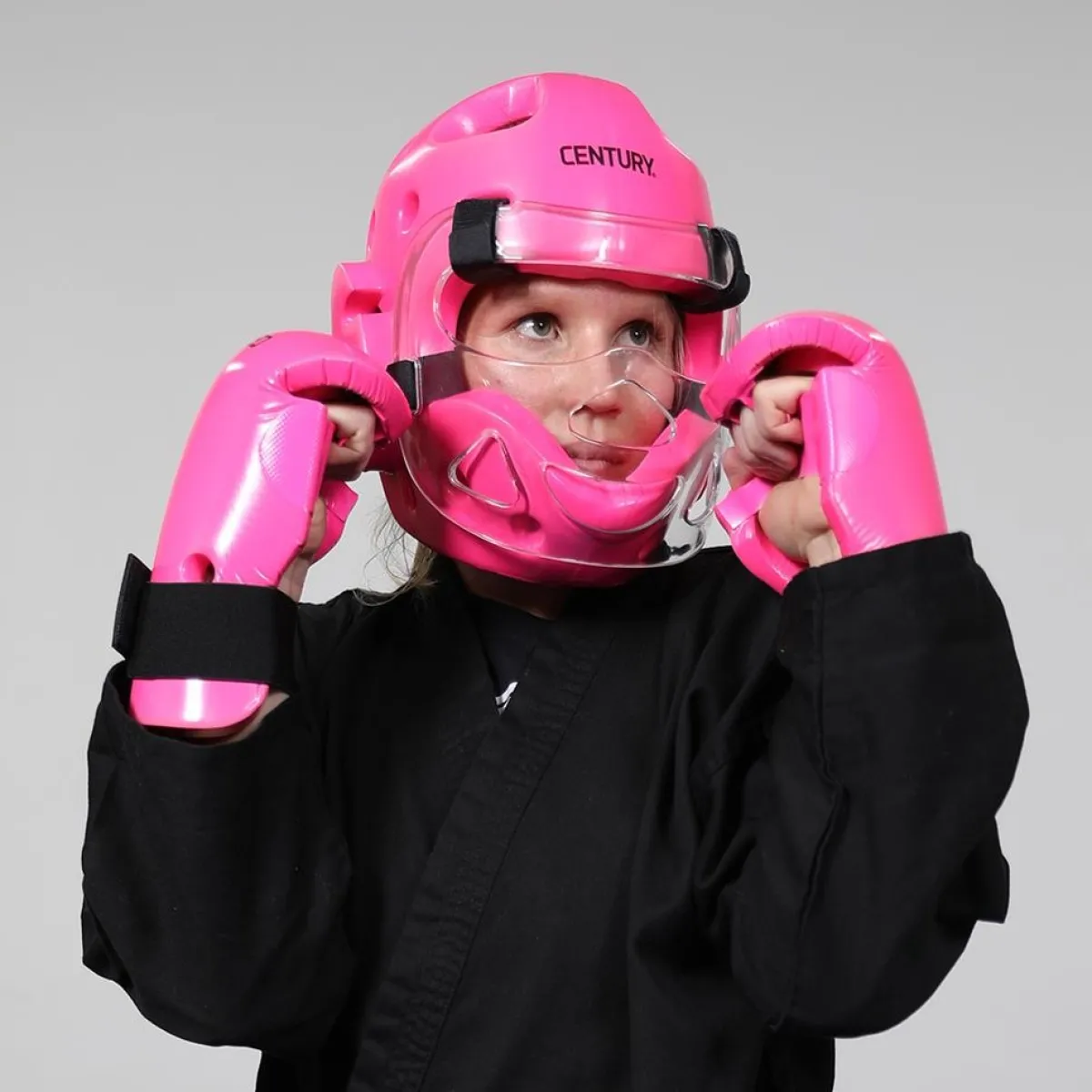 Hot Century US Retail Student Sparring Headgear with Face Shield