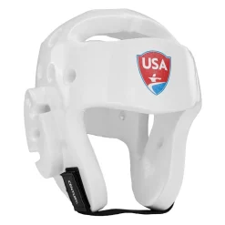 Clearance Century Martial Arts USA Karate Headgear White